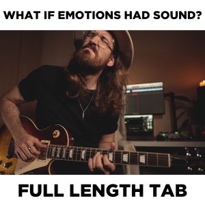 TAB | What If Emotions Had Sound? | D Major Blues Jam on a Les Paul