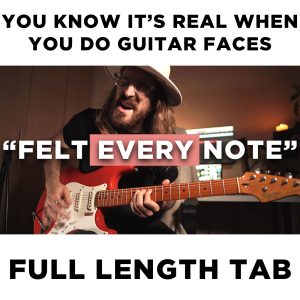 TAB | You Know It’s Real When You Do Guitar Faces | ZZ Top Inspired Strat Jam