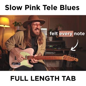 TAB | Slow Pink Tele Blues