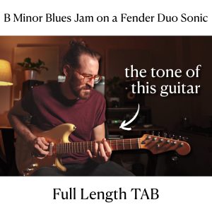 TAB | B Minor Blues Jam on a Fender Duo Sonic